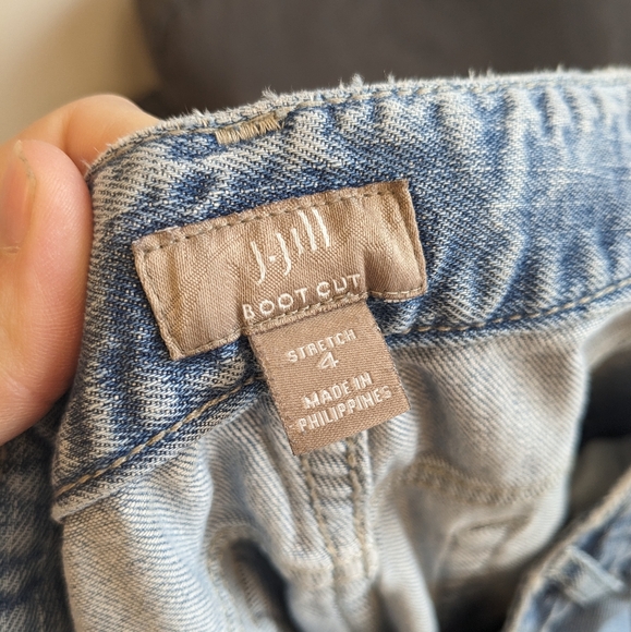 JJill Bootcut Low Rise Denim Jeans size 4 - Picture 3 of 3